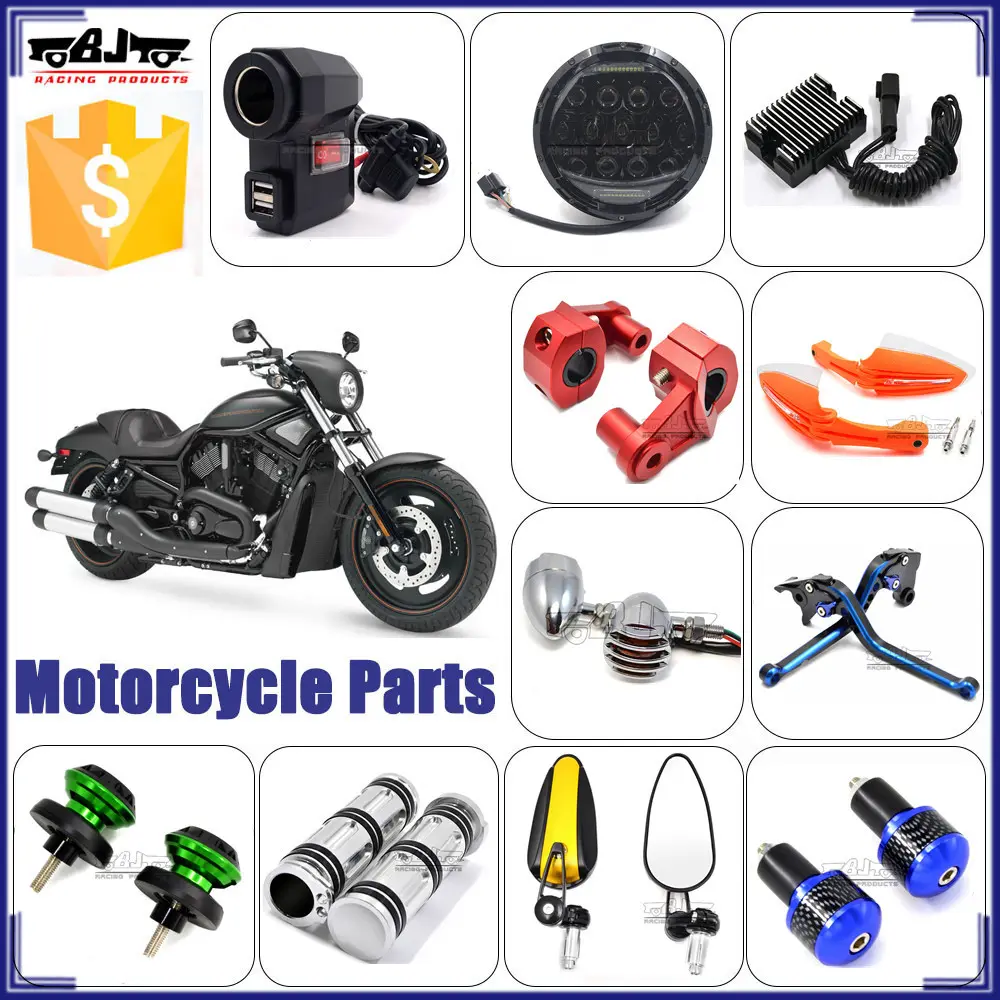 Artículo novedoso, accesorios universales de aluminio CNC para motocicleta, Piezas de motocicleta china