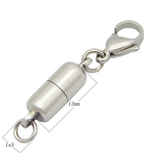 Sini đồ trang sức Bán buôn giá rẻ 1.5mm 1.8mm 2.5mm 316L thép không gỉ tôm hùm <span class=keywords><strong>Clasp</strong></span> với đuôi Extender chuỗi kết thúc mũ - Product Image 5