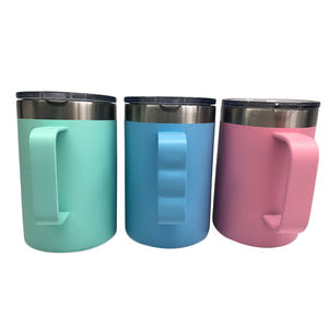 Rifornimento della fabbrica 16 oz <span class=keywords><strong>in</strong></span> acciaio inox <span class=keywords><strong>acqua</strong></span> bicchiere tazza con manico - Product Image 5