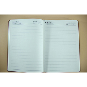 Venta caliente bajo costo papel grueso faux cuero cuaderno de viaje - Product Image 3