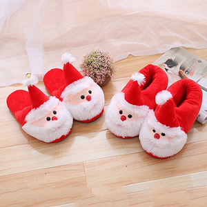Best Seller INS scarpe a pantofola di babbo natale pantofole <span class=keywords><strong>rosse</strong></span> di natale per uomo <span class=keywords><strong>donna</strong></span> - Product Image 5