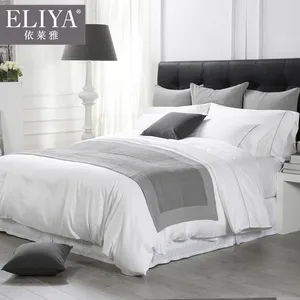 Professional guangzhou 4pc linen hotel bedding set hotel bed linen,hotel bed linen bedding set