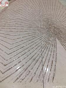 Chewleedee Boutique Tulle Lace <strong>Fabric</strong> CL61713 with Sugar <strong>Glitter</strong> Blingbling Mesh Hot Sale for Wedding Parties Bags 5 Yards MOQ - Product Image 6