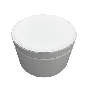 Alta calidad promocional reutilizable de pu de cuero redondo caja de embalaje para pastel de <span class=keywords><strong>Luna</strong></span> cinturón flor - Product Image 3