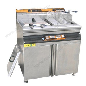 Friggitrice Professionale Automatica a Vasca Singola con 2 Cestelli per <span class=keywords><strong>Fish</strong></span> and Chips - Product Image 2