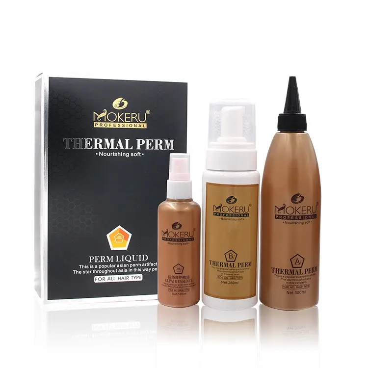 Professionelle salon natural haarperm lösung Hot perm produkte für lockiges haar