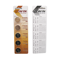 Batería de Botón de Litio CR2025 3V de Marca OEM o KIWIN para Relojes y Llaves de Coche