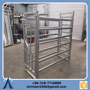 1800 mm * 2100 mm Heavy duty 6 barres galvanisées bovins panneaux - Product Image 5