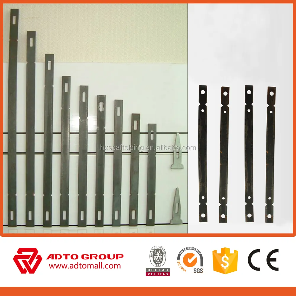 Wall Formwork Spacers/x Flat Tie /wall Tie For Aluminum Formwork