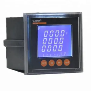 Acrel – voltmètre ca triphasé à affichage LCD, voltmètre numérique avec modbus RS485