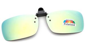 Clip On lật lên ống kính phân cực cho kính mắt theo toa UV400 Sun Glasses Over Eyewear PC ống kính kính mát - Product Image 5