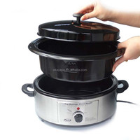 Chauffe-pierres professionnel en acier inoxydable noir pour pierres chaudes de massage corporel en basalte, en vente