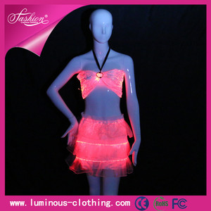 Ladies Sexy Club Wear Tops sujetador desgaste luminosa <span class=keywords><strong>ropa</strong></span> para el funcionamiento de la etapa y de la noche de eventos - Product Image 1