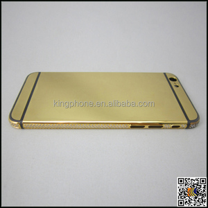 Per il <span class=keywords><strong>iphone</strong></span> 6 6 s specchio oro alloggiamento del telefono, diamante placcato oro della copertura posteriore per iphone6s - Product Image 6