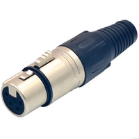 Connecteur multicore mâle/femelle avec jack, 86 pièces, connecteurs à faible profil, broches, prise microphone, type xlr, 3 broches