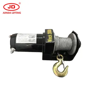 12V 24V Super moteur de treuil de traction de câble utilisé pour camion grue