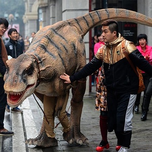 Disfraz de Tiranosaurio Rex Animatrónico de Tamaño Real para Adultos, Uso en Interiores/Exteriores, <span class=keywords><strong>Dino</strong></span> City - Product Image 2