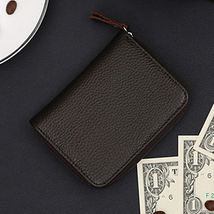 Usine OEM en cuir hommes zipper porte-monnaie <span class=keywords><strong>mini</strong></span> - Product Image 2