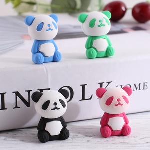 Trường Khuyến Mại Thời Trang Phim Hoạt Hình 3D DIY Panda Dễ Thương Ma Thuật Cao Su Bút Chì Tẩy - Product Image 2