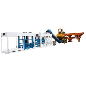 QTJ10-15 creux automatique machine de moulage de blocs de béton de pression hydraulique bloc de ciment faisant la machine