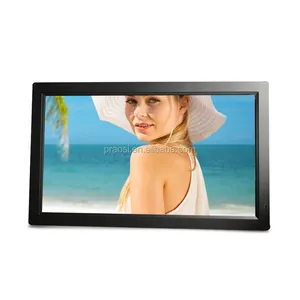 Moldura digital do fabricante 18.5 ", suporte para fotos 1080p vídeo com entrada 1280*800 resolução montada na parede