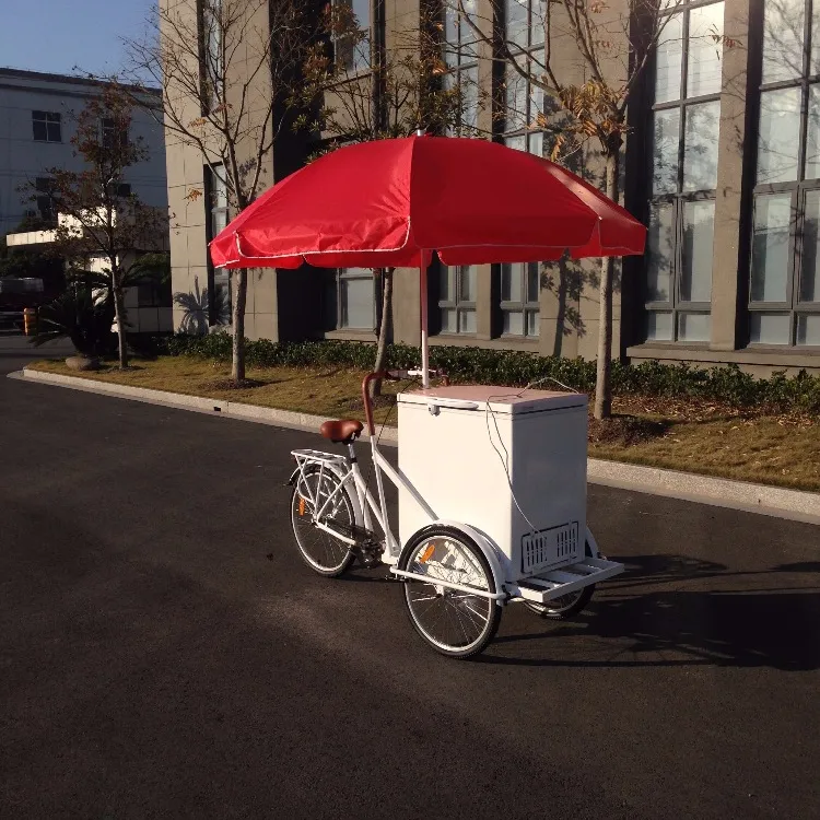 シングルスピードカーゴバイク/アイスクリームバイク三輪車/大人用電動自転車自転車を備えた大人用三輪自転車自転車