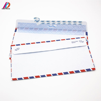 Nouveau style 115x225mm 80 Gsm épaisseur enveloppe de courrier aérien avec autocollant d'étanchéité