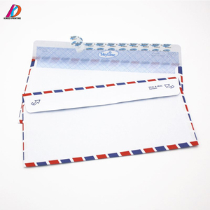 Nouveau style 115x225mm 80 Gsm épaisseur enveloppe de courrier <span class=keywords><strong>a</strong></span>érien avec autocollant d'étanchéité - Product Image 4