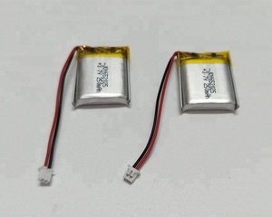 Batterie <span class=keywords><strong>lithium</strong></span>-ion polymère, 3.7V, 250mAh, <span class=keywords><strong>rechargeable</strong></span>, avec connecteur JST 652025mm, 1.25