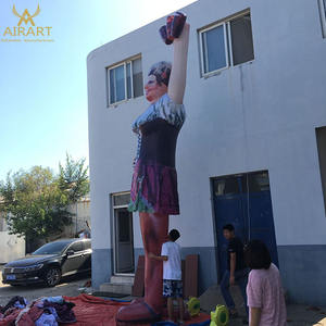 Globo inflable gigante en forma de barra para chica, Color personalizado para publicidad de <span class=keywords><strong>Pub</strong></span>, Airart CN;SHN, impresión Digital, 1 ud. - Product Image 4