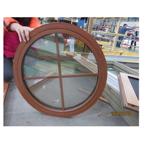 Perfil de aluminio estándar australiano Ventana de parrilla redonda Ventana redonda fija a la venta
