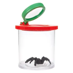 Bug Viewer Container Plastic Transparent Insect Catcher Bug Magnifier Kit for Children