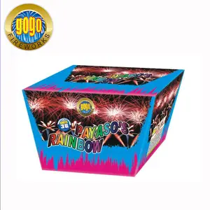 0.8" 36s W Shape Payaso's Rainbow Cakes Fireworks Quality World Class Fireworks Wholesale Cheap 0336 Fireworks