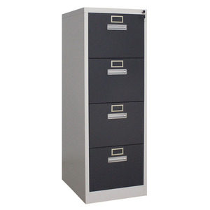 Under Desk Office File <strong>Storage</strong> Furniture Black Pedestal <strong>Lockable</strong> Steel Cupboard 4 Drawers Metal Office File <strong>Cabinet</strong> - Product Image 1