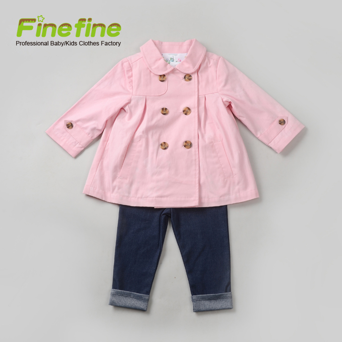 Mode Bébé Fille Vêtements Ensemble Personnaliser Vêtements Set 3 pcs pour Bébé Filles
