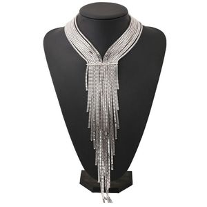 2016 Nuevo diseño de lujo declaración de borla de moda de aleación de Collar para las mujeres Collar - Product Image 1