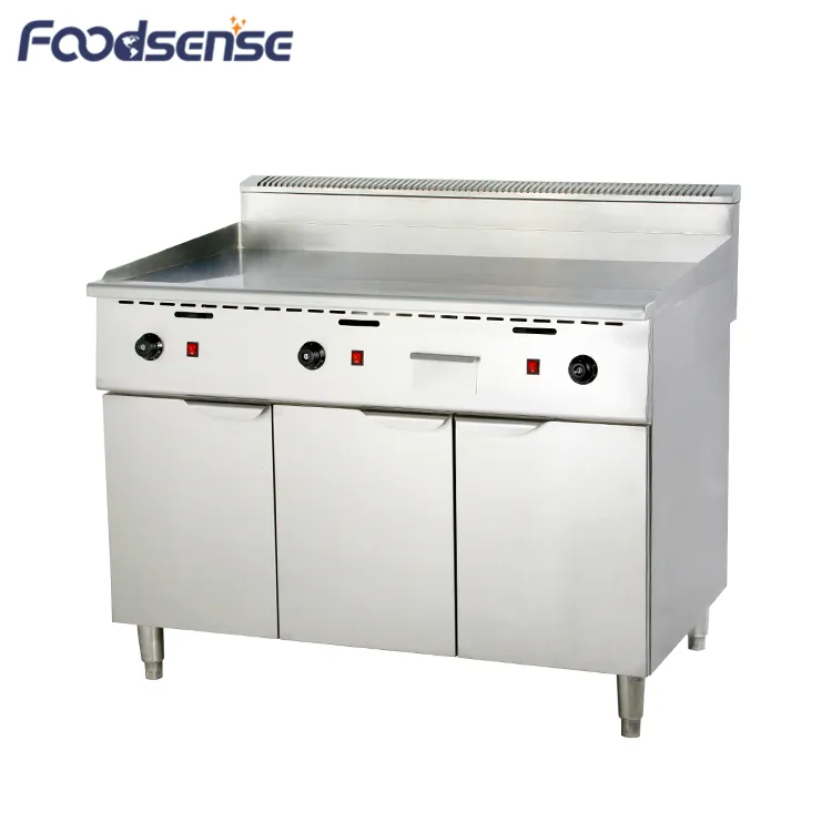 Restaurant Equipment Gas Catering Grill、Stainless Steel Large Gas French Hotplate