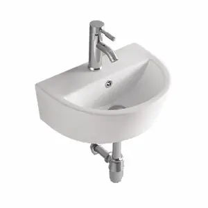 Small size ceramic lavabo cn gua hand wash basin sinks Granite Carton Box ovs oem customized white ceramic porcelain wall hung sinks