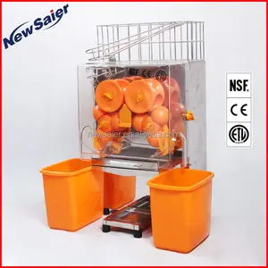 Exprimidor de naranja de la máquina automática de zumo jugo para cafetería