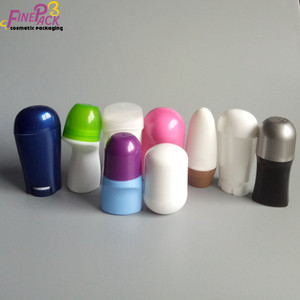 50ml Plastic Deodorant Roll On Bottles for Wholesale