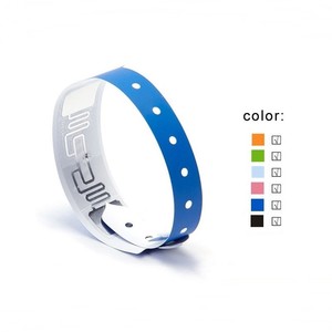 13.56mhz अभिगम नियंत्रण कार्ड आरएफआईडी डिस्पोजेबल wristband मुद्रण योग्य एक समय का उपयोग ड्यूपॉन्ट कागज कंगन - Product Image 4