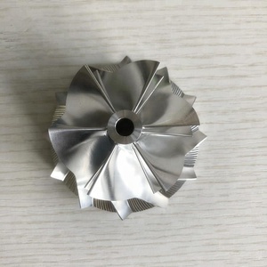 TD05H 20G Cutback:-10.0 52.56/68.01Mm 6 + 6ใบมีด49179-43400สมรรถนะเทอร์โบ/อลูมิเนียม2618/ล้อคอมเพรสเซอร์บิลเล็ต - Product Image 1