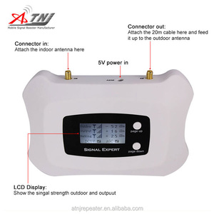 ATNJ Bộ Lặp Tín Hiệu 3G 4G 1700MHz Bộ Khuếch Đại Bộ Lặp 4G Cho Điện Thoại Di Động Bộ Đầy Đủ Ăng-ten Yagi - Product Image 3