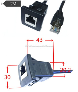 Personalizado LSZH SFTP Cat6 Cable de conexión Ethernet RJ45 de doble ángulo Envío rápido Cable de audio y video - Product Image 5