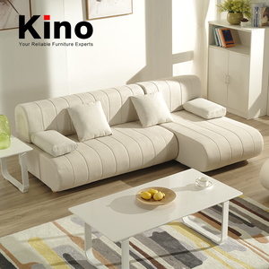 Moderno tejido de <span class=keywords><strong>lino</strong></span> sofá barato sofá en forma de L de lavable sofá muebles de sala - Product Image 2
