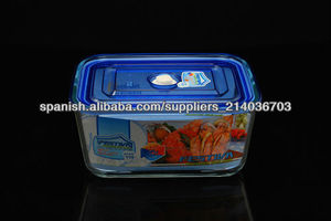 envases de vidrio de almacenamiento de alimentos <span class=keywords><strong>pyrex</strong></span> <span class=keywords><strong>con</strong></span> <span class=keywords><strong>tapa</strong></span> hermética - Product Image 2