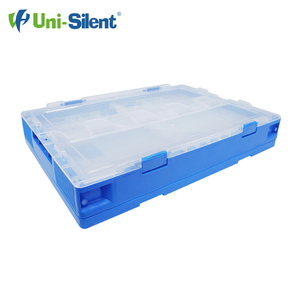 Cajas de almacenamiento plegables transparentes de plástico virgen <span class=keywords><strong>uni</strong></span>-silenciosas TX5336335CBK para organización y conservación - Product Image 4