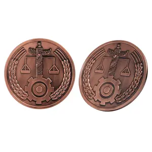 Monedas chapadas en 3d, Logo de latón dorado, moneda de recuerdo personalizada, Us