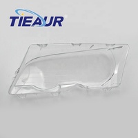 Système d'éclairage automatique TIEAUR Couvercle de lentille de phare de phare de style ancien en verre plastique transparent pour E46 1998-2001 ans
