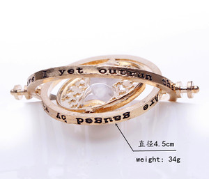 Collier <span class=keywords><strong>sablier</strong></span> retournable plaqué or <span class=keywords><strong>Harry</strong></span> <span class=keywords><strong>Potter</strong></span>, bijou de mode - Product Image 2